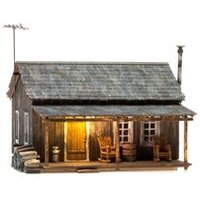 WOODLAND SCENICS WBR5065 H0 Rustic Cabin - Fertigmodell von Woodland Scenics