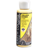 WOODLAND SCENICS WC1223 EARTH COLORS - Landschaftsbaufarbe Gelbocker, 118 ml von Woodland Scenics