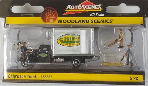 Woodland Scenics 5557 AS5557 Eisblöcke Eislieferung Eistransport Spur HO H0 1:87 Ice Truck von Woodland Scenics