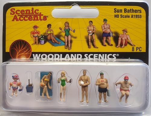 Woodland Scenics A1853 Sonnenbadende Sich sonnende Menschen Figuren Spur H0 HO 1:87 Sun Bathers von Woodland Scenics