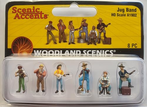 Woodland Scenics A1902 Countryband Landarbeiter Machen Musik Figuren Spur H0 HO 1:87 Jug Band von Woodland Scenics