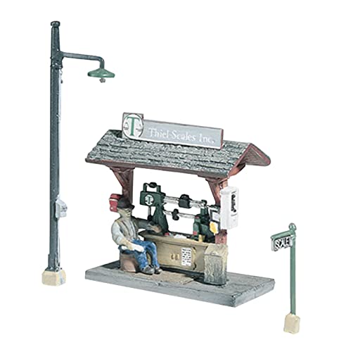 Woodland Scenics H0 D231 Metallguss Bausatz Handwerker mit Drehbank Laterne und Schild Spur HO 1:87 von Woodland Scenics