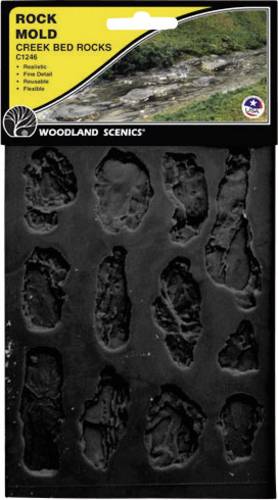 Woodland Scenics WC1246 Universell Kautschukform Bachbett (L x B) 190mm x 120mm von Woodland Scenics