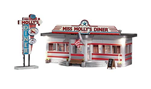 Woodland Scenics BR5066 Spur H0 HO 1:87 Schnellrestaurant Imbiss Raststätte Miss Molly's Diner von Woodland Scenics