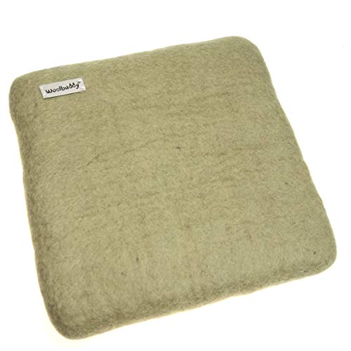 Woolbuddy Nadelfilzen 100% Wollmatte Beige von Woolbuddy