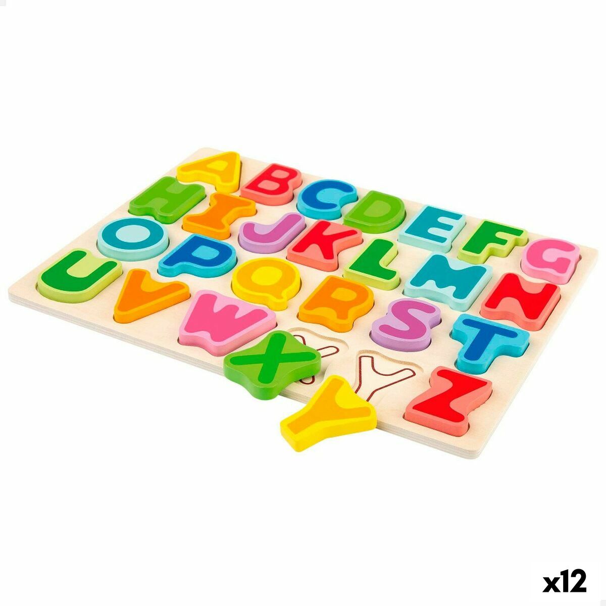 Kinder Puzzle aus Holz Woomax + 2 Jahre 27 Stücke (12 Stück) von Woomax