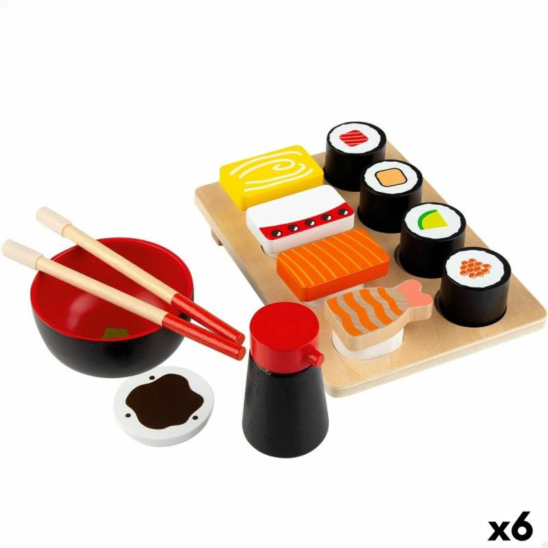 Spiel aus Holz Woomax Sushi 14 Teile (6 Stück) von Woomax