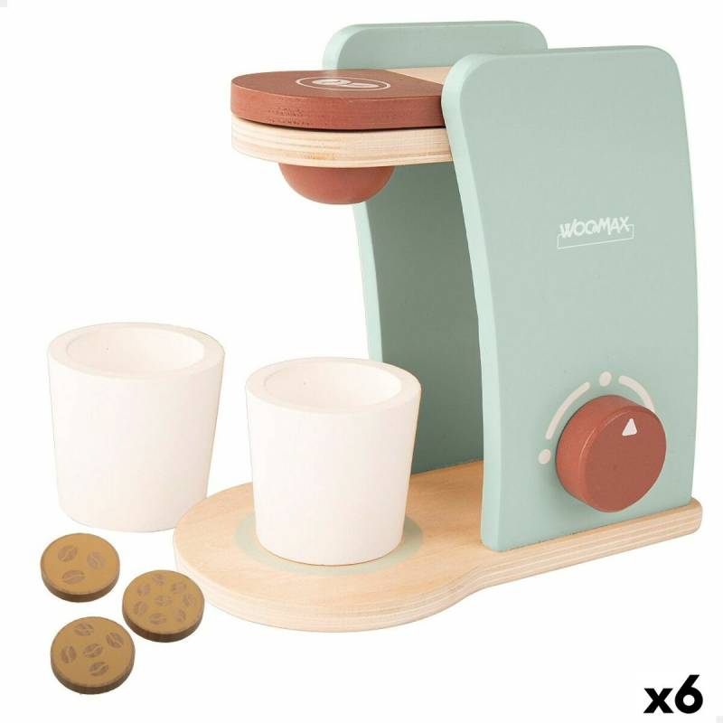 Spielzeug-Kaffeemaschine Woomax 6 Stücke (6 Stück) von Woomax