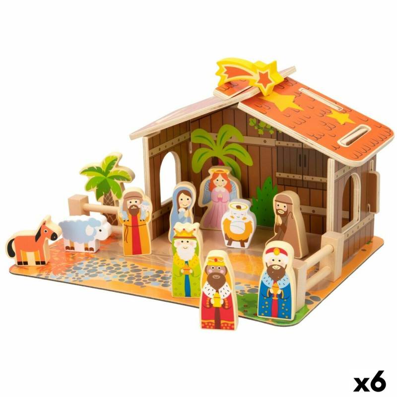 Weihnachtskrippe Woomax 20 Stücke 29,5 x 16,5 x 22 cm (6 Stück) von Woomax