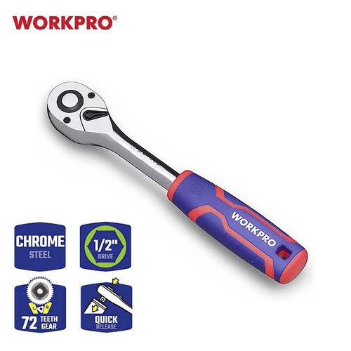 WorkPro WP271012 Umschaltknarre 1/2  (12.5 mm) 254mm von WorkPro