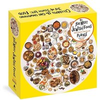 The 100 Most Jewish Foods: 500-Piece Circular Puzzle von Artisan Publishers