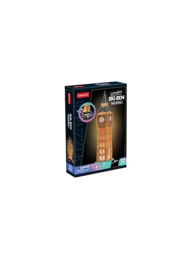 World Brands 375-803417MN Nigth Edition: Big Ben LED-Puzzle – Neuheit, bunt von Discovery Kids