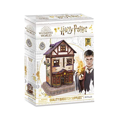 CubicFun DS1008H World Brands Harry Potter Shop Quality Items Quidditch, Cubic Fun, DIY Modelle, 3D Puzzles, Building Kit, Mehrfarbig von CubicFun