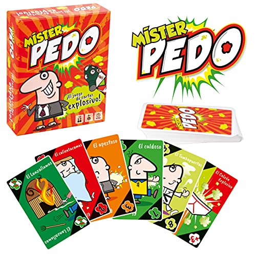 World Brands Unisex Kinder Worldbrands-Mister Pedo, Brettspiele, Kartenspiel, imitieren Sie die gruseligsten Pedos und entsorgen Sie Ihr Deck, Colourful von World Brands