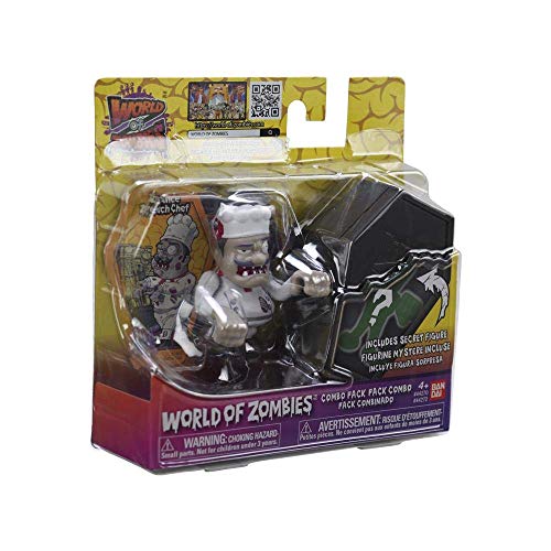 World of Zombies World of Zombies -44270, Mehrfarbig (Bandai 44270), Verschiedene Modelle von BANDAI