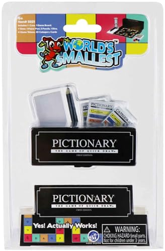 Super Impulse 5021 Das Kleinste der Welt-Pictionary-Spiel, Bunt, A11 Super Impulse 5021 Das Kleinste der Welt-Pictionary-Spiel, Bunt, A11 von World's Smallest