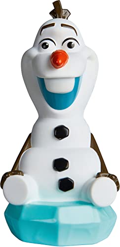 Disney 279FZO GoGlow Olaf Nachtlicht und Taschenlampe für Kinder, Weiß von Worlds Apart