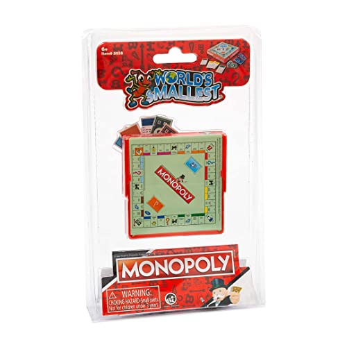 Super Impulse - 361224 Worlds Smallest Monopoly Brettspiel der Welt als Mini-Version, ab 8 Jahre von World's Smallest