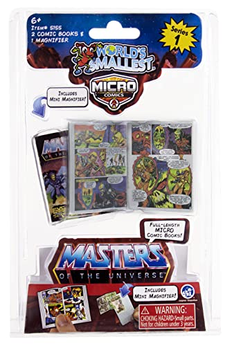 World's Smallest Masters of The Universe Micro Comics Geschenk für erwachsene Sammler und Motu-Fans jeden Alters. von Worlds Smallest