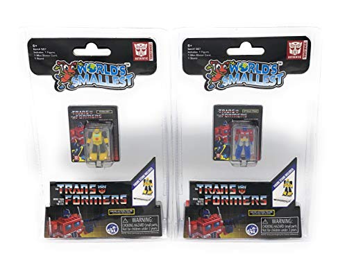 World's Smallest Transformers Bundle Set of 2 Mini Figures - Optimus Prime - Bumblebee von Worlds Smallest