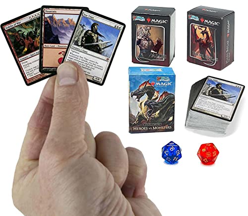 Worlds Smallest Magic: The Gathering Exklusives Sammlerset mit Ajani VS Nicol Bolas und Heroes VS. Monsters Duel Decks (MTGCollector) von Worlds Smallest