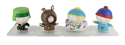 Worlds Smallest South Park 9,5 cm Figuren-Set, 4 Stück – Stan – Cartman – Kyle – Kenny von Worlds Smallest