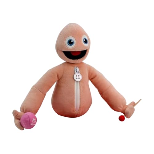 Hide and Seek Plüsch Plüsch Der Neue Beste Freund Ihres Kindes! Cartoon Gefüllte Spielfigur Spielzeug | Spielcharakter-Plüsch Zum Kuscheln Mit Diesem Kuscheltier,Geschenk für Kinder (Rosa 25cm) von Worparsen