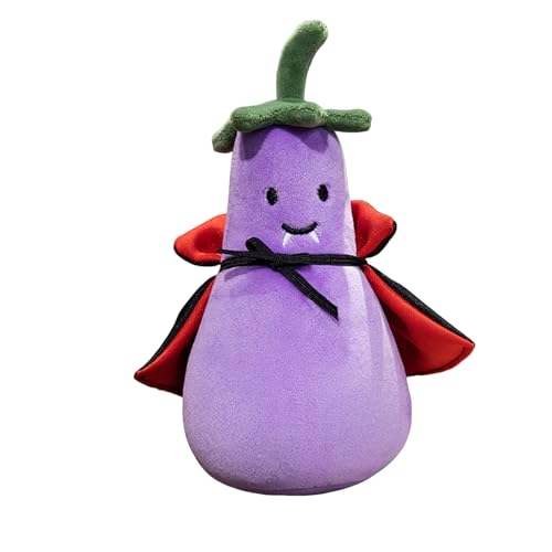 Teddybär Weiches Fell Teddybär mit Bademantel Plüschtier Kuscheltier Stofftier,Aubergine Bär, Kürbis bär, Superman Aubergine,Kopfhörer Aubergine,Hase Puppe Geschenk (Superman Aubergine 20cm) von Worparsen