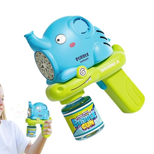 Bubble Blower Machine, automatische Bubble Machine,Cartoon Elephant Batterie betrieben Bubble Blower | Kreatives süßes Spielzeug im Freien für Kinder Erwachsene. von Wpsagek