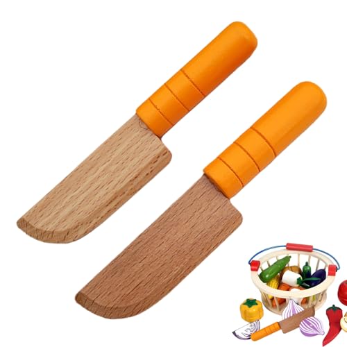 Kinder-Küchenmesser - Holzschneider Spielzeug für Kleinkinder | Realistisches Küchenwerkzeug Spielzeug Zum Nachahmen & Lernen Für Kleinkinder Kinder Mädchen Kinder-Küchenmesser - Holzschneider Spielzeug für Kleinkinder | Realistisches Küchenwerkzeug Spielzeug Zum Nachahmen & Lernen Für Kleinkinder Kinder Mädchen von Wpsagek
