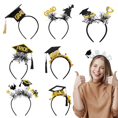 Wpsagek Abschluss Haarband - Filz Glückwunsch Grad Kopfbedeckung,Abschlussfoto Requisite Haarband Set Für Mädchen Schulevent Party Bühnenauftritt Wpsagek Abschluss Haarband - Filz Glückwunsch Grad Kopfbedeckung,Abschlussfoto Requisite Haarband Set Für Mädchen Schulevent Party Bühnenauftritt von Wpsagek