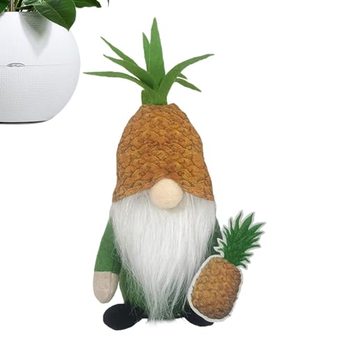 Wpsagek Ananas Gnom Plüsch, Ananas gesichtsloser Puppe,Gesichtslose Gnomes Figuren Plüsch Puppe - Exquisite Heimtischverzierung, niedliche Bauernhausfigur für Bett, Kamin von Wpsagek