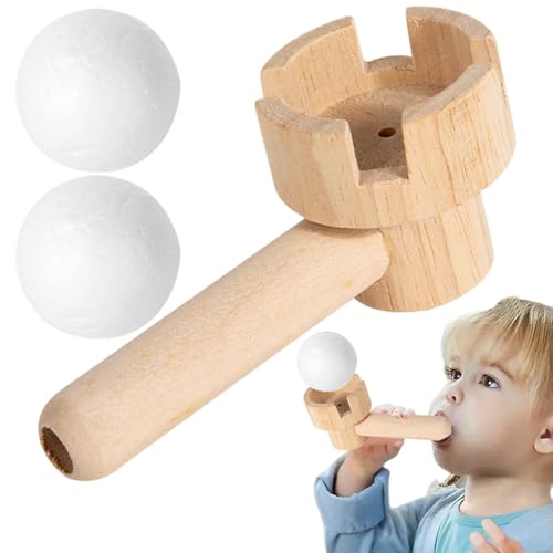 Wpsagek Blasball-Spielzeug, Röhrenball-Blasspielzeug | Atemübungsspielzeug,Schwimmende Blow Pipe Balls Spielspielzeug, Blowing Pipe Balls Spielzeug für Kinder, Balance Blowing Toys von Wpsagek