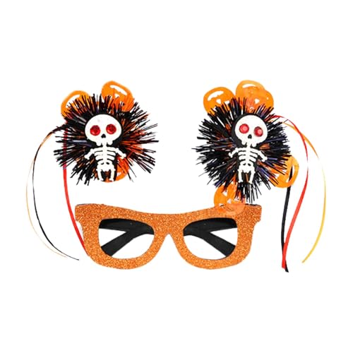 Wpsagek Halloween-Brillen für Kinder,Halloween-Brillen,Lustige Cosplay-Brille - Anziehbrillen, Halloween-Fotokabinen-Requisiten, gruselige Maskerade-Brillen von Wpsagek