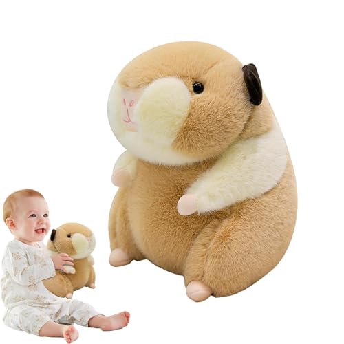 Wpsagek Hamster-Kuscheltiere,Hamster-Kuscheltier-Plüsch | Realistische weiche Plüsch-Hamster-Plüschtiere - Plüschkissen, Kuscheltier, Raumdekoration für, Mädchen, Kinder, Erwachsene von Wpsagek