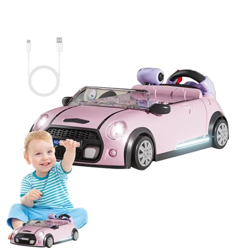 Wpsagek Lenkradspielzeug,Lenkradspielzeug für Babys,Kindersimulation Abenteuerfahren Rennauto Kleinkind-Fahrspielzeug - Fahrspielzeug, Rennwagen-Babyspielzeug für Reisebegleiter, und Mädchen, von Wpsagek