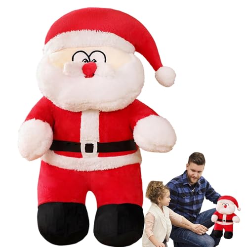 Wpsagek Niedliche Stofffiguren, Weihnachtsmann-Plüschpuppe - Weihnachtsmotiv-Design Stofftier,Plüschkissen, weiches, bequemes Plüschkissen, Spielzeug für Familie, Freunde, Kollegen von Wpsagek