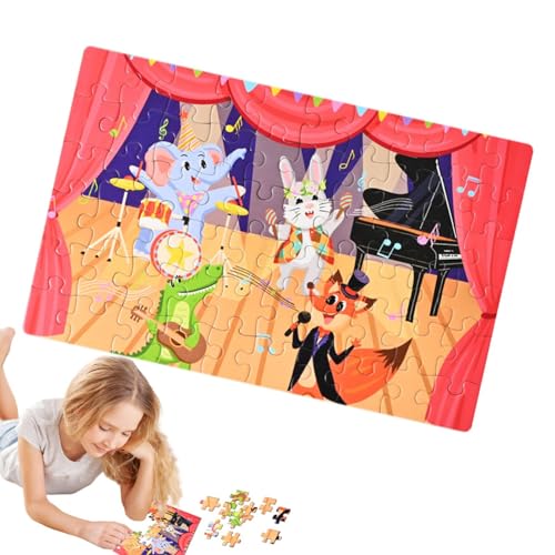 Wpsagek Puzzles für Kinder im Alter von 3–5 Jahren,Puzzles für Kleinkinder im Alter von 3–5 Jahren - Reisespiele 60 Stück Kinderpuzzles,Spielzeug für die frühe Kindheit, Aufklärungsspielzeug, von Wpsagek