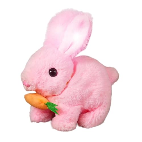 Wpsagek Realistisches Kaninchen Spielzeug, My Realistic Bunny Toy, Hasen Stuffed Animals Spielzeug, Interaktives Hüpfendes Kaninchen Mit Klängen Und Bewegungen von Wpsagek