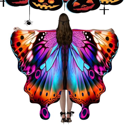Wpsagek Schmetterlingsflügel Für Erwachsene - Verwandlungskostüm Flügel Für Halloween | Halloween Kostüm Cosplay Umhang für Rollenspiel Maskerade Party Bühnenauftritt Wpsagek Schmetterlingsflügel Für Erwachsene - Verwandlungskostüm Flügel Für Halloween | Halloween Kostüm Cosplay Umhang für Rollenspiel Maskerade Party Bühnenauftritt von Wpsagek