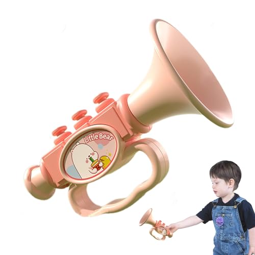 Wpsagek Spielzeugtrompete, Trompete für Kinder | Mini-Trompete-Spielzeug-Saxophon - Blashorn, Geräuschmacher, Lern- und Lernspielzeug für Kinder, Jungen und Mädchen ab 3 Jahren von Wpsagek