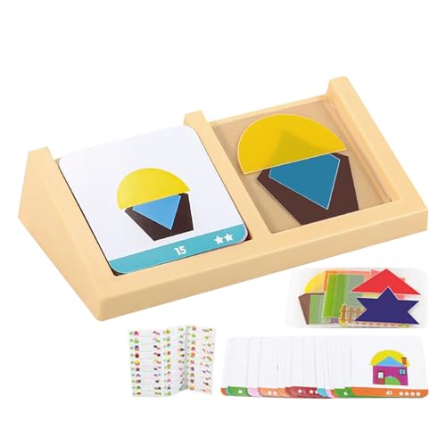 Wpsagek Tangram-Set für Kinder - Pädagogisches Geometrisches Formenpuzzle - Lernspielzeug für Kleinkinder im Vorschulalter, Schüler der Grundschule, das Klassenzimmer, zu Hause und die Wpsagek Tangram-Set für Kinder - Pädagogisches Geometrisches Formenpuzzle - Lernspielzeug für Kleinkinder im Vorschulalter, Schüler der Grundschule, das Klassenzimmer, zu Hause und die von Wpsagek