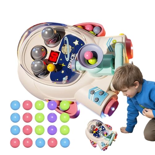 Wpsagek Tisch-Flipperspiel,Flipper-Baseballspiel,3D-Flipper - Lustiges Spielzeug in Raumschiffform, Tischspiele, Flipper-Spielzeug, Kinder-Flipper für Kinder und Erwachsene von Wpsagek