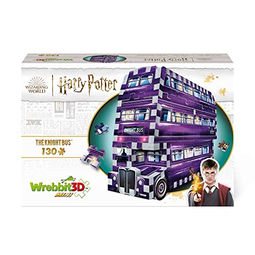 WREBBIT3D , Harry Potter: Mini Knight Bus (130pc), 3D Puzzle, Ages 12+ von Wrebbit 3D