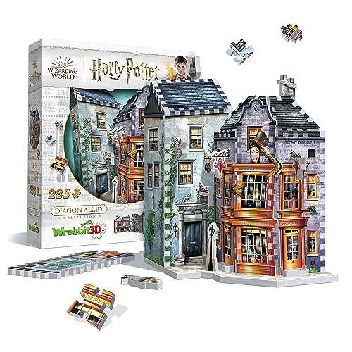 Wrebbit3D, Diagon Alley Collection: Weasley Wizards Wheezes (285pc), 3D Puzzle, Ages 14+ von Wrebbit 3D