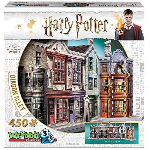 WREBBIT3D , Harry Potter: Diagon Alley (450pc), 3D Puzzle, Ages 14+ von Wrebbit 3D