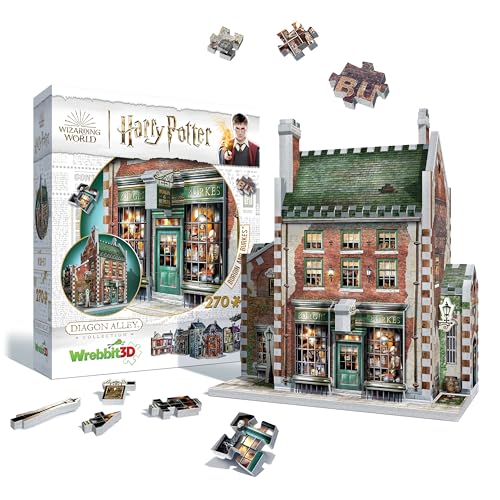 Wrebbit3D Harry Potter 3D Puzzle Modell von Borgin und Burkes | Diagon Alley Collection | 270 Puzzleteile | Bauen und Reise durch die Zauberwelt von Wrebbit 3D