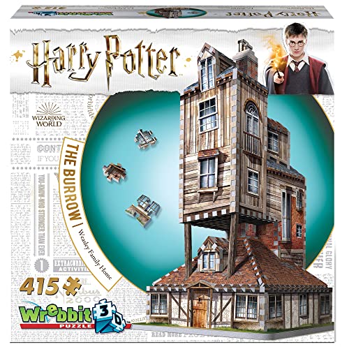 Wrebbit3D , Harry Potter: The Burrow - The Weasley's Family Home (415pc) , 3D Puzzle , Ages 14+ von Wrebbit 3D