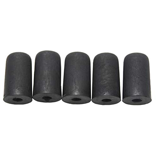 Wresetly 5 Stück Cello Endpin Tip Protector Gummi Cello Fall Pin Schwanz Mat Spitze der rutschfesten Schutzkappe für Saitenteile Violine von Wresetly