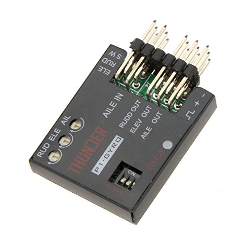 Wresetly P1-Gyro 3-Achsen-Flugsteuerung, Stabilisator-System, Kreisel für festen Flügel, Schwarz Wresetly P1-Gyro 3-Achsen-Flugsteuerung, Stabilisator-System, Kreisel für festen Flügel, Schwarz von Wresetly